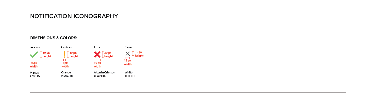 Persona Bar Style Guide - Notification Iconography
