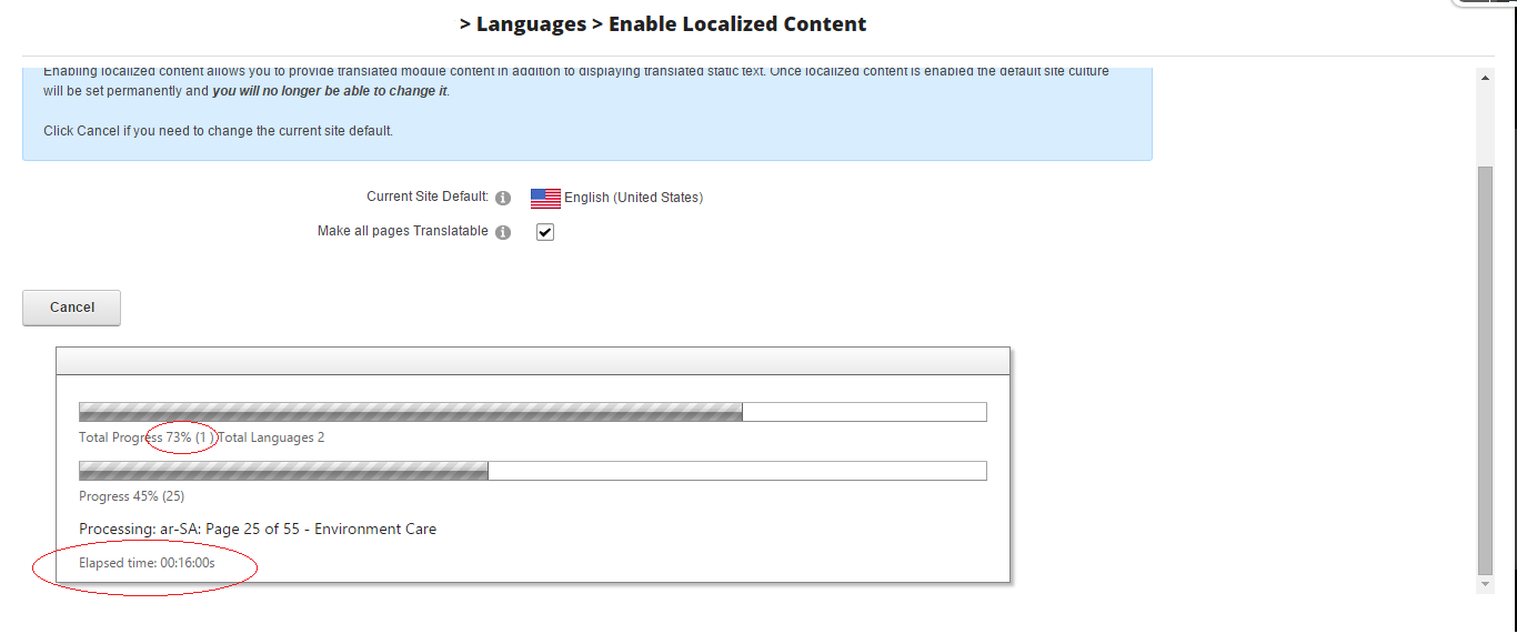 DNN localization issue