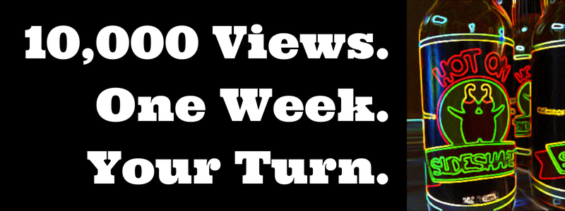 how we generated 10,000 views on SlideShare in 1 week