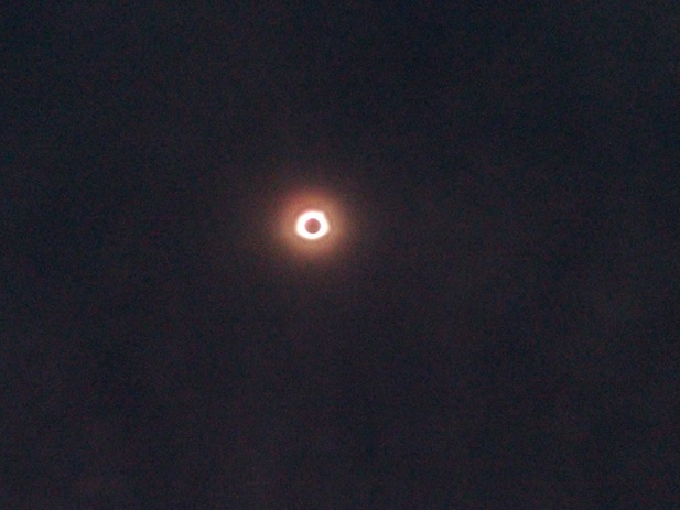 eclipse photo taken by Nathan Rover