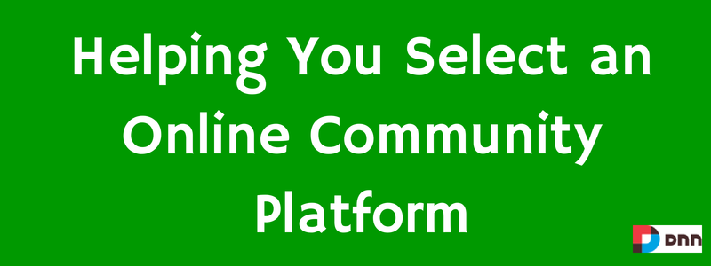 helping you select an online community platform