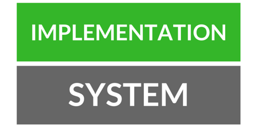 implementation vs. system specific