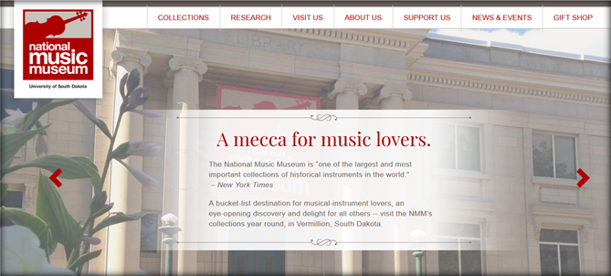 national music museum homepage