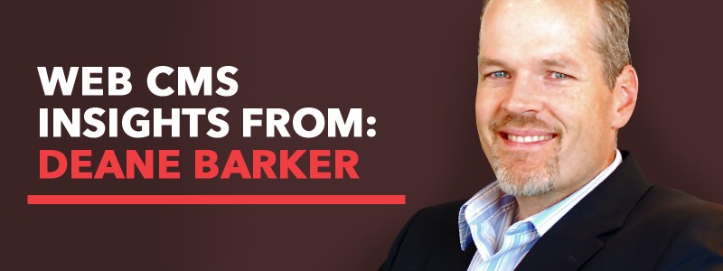 web cms insights with deane barker