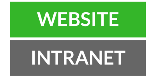 website vs. intranet