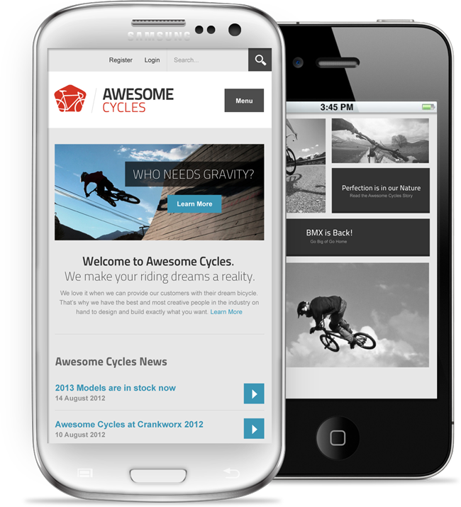 mobile CMS